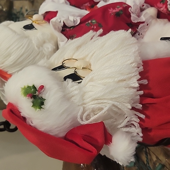 Vintage Mr and Mrs Claus Shelf Sitters - Picture 10 of 16